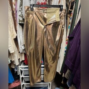 GAP Vintage Slim High Rise Trousers in Beige